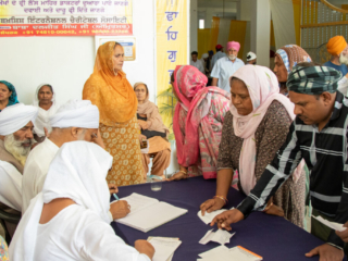2026-free-medical-camp-bakhshish-international-charitable-society-nussi-jalandhar-01 Patients registering and receiving tokens at the Bakhshish International Charitable Society free medical camp