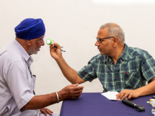 2026-free-medical-camp-bakhshish-international-charitable-society-nussi-jalandhar-06 Doctors screening patients for cataract surgery at Bakhshish International Charitable Society free camp