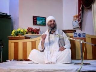 Baba Daljit Singh Ji during Gurmat Samagam at Village Kular, Punjab
