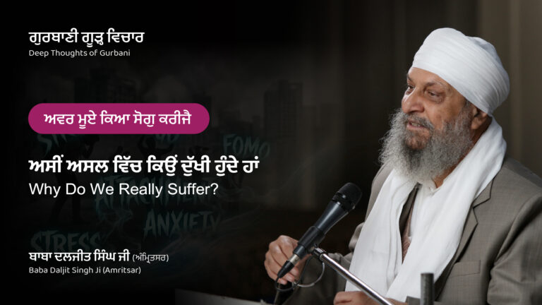 Why Do We Really Suffer? | ਅਸੀਂ ਅਸਲ ਵਿੱਚ ਕਿਉਂ ਦੁੱਖੀ ਹੁੰਦੇ ਹਾਂ