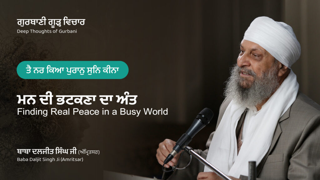 ਮਨ ਦੀ ਭਟਕਣਾ ਦਾ ਅੰਤ | Finding Real Peace in a Busy World