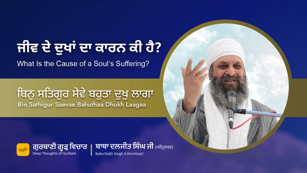 ਜੀਵ ਦੇ ਦੁਖਾਂ ਦਾ ਕਾਰਨ ਕੀ ਹੈ? | What is the cause of a soul’s suffering?